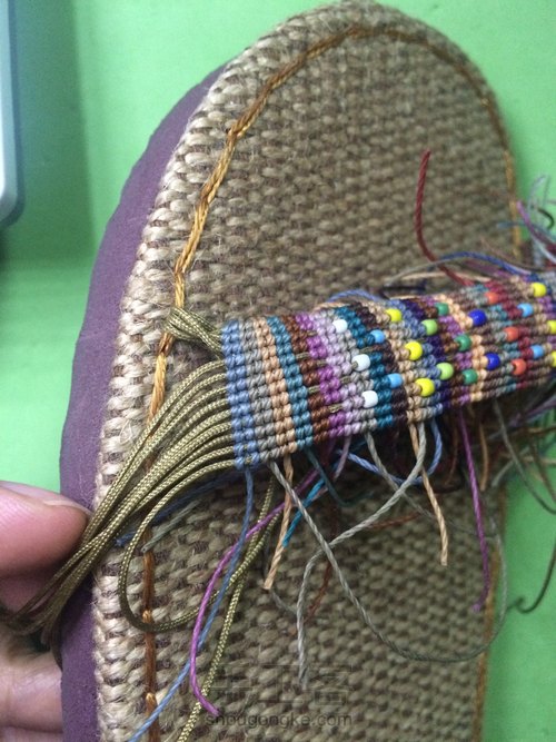 度假风凉鞋 第14步