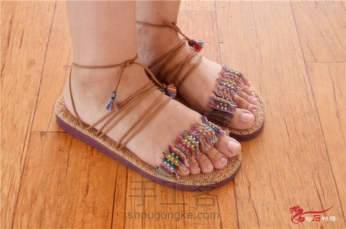 度假风凉鞋 第35步