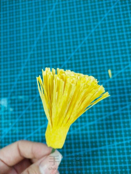 皱纹纸牡丹花 第3步