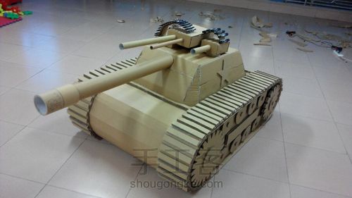 DIY废纸箱机器人瓦力 第41步