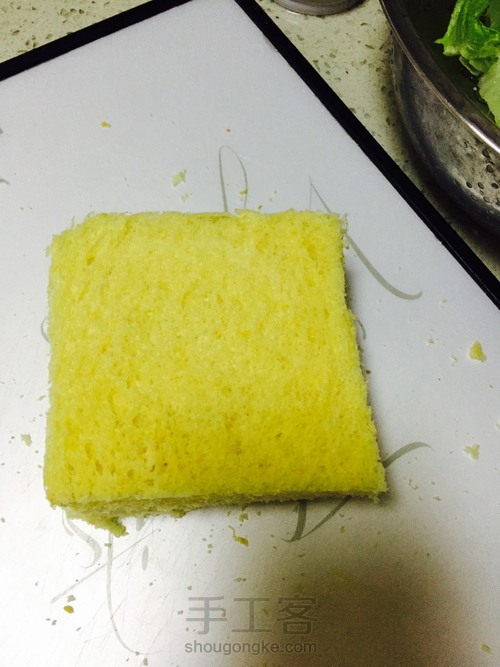 蔬菜沙拉+火腿鸡蛋三明治 第6步