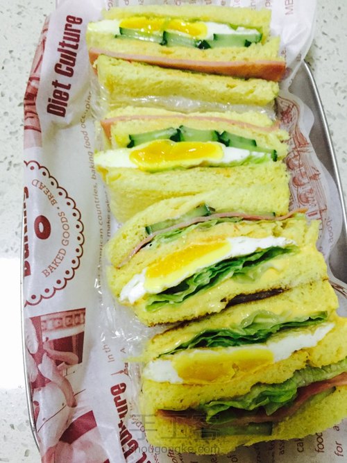 蔬菜沙拉+火腿鸡蛋三明治 第13步