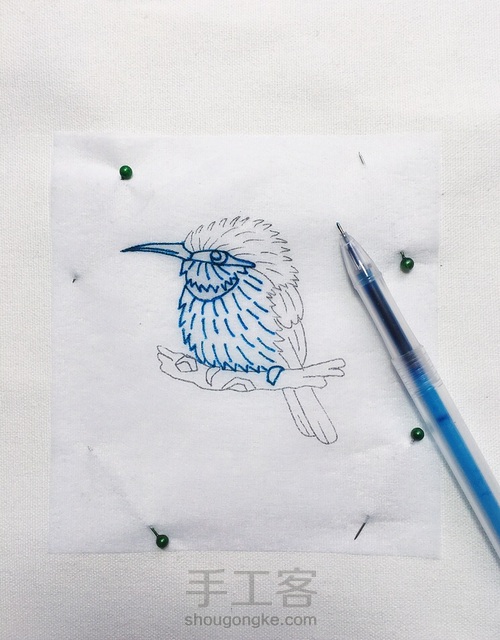 刺绣如何更高效快速的拓图? 第2步