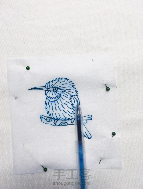 刺绣如何更高效快速的拓图？ 第3步