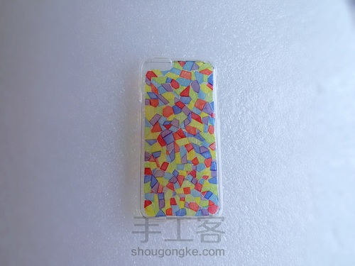 拼图滴胶手机壳 第9步