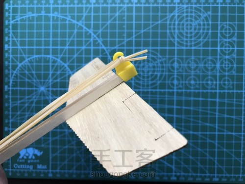 轻木橡筋动力模型飞机制作 第38步