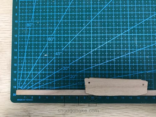 轻木橡筋动力模型飞机制作 第13步