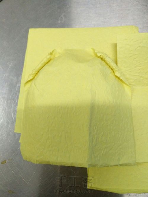 对手残党非常友好的超简易手揉纸玫瑰! 第7步