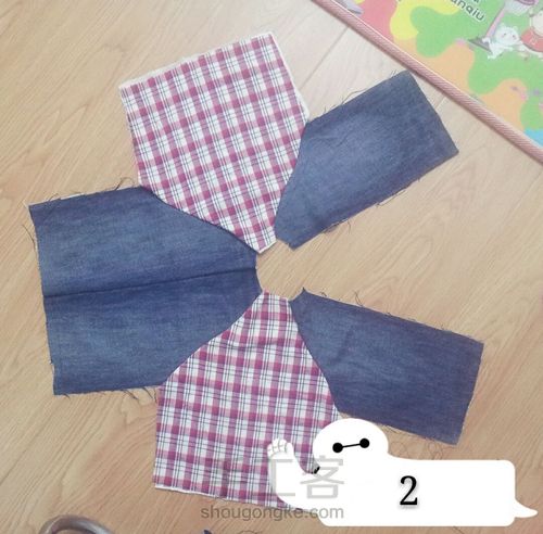 插件袖夹克卫衣 第2步