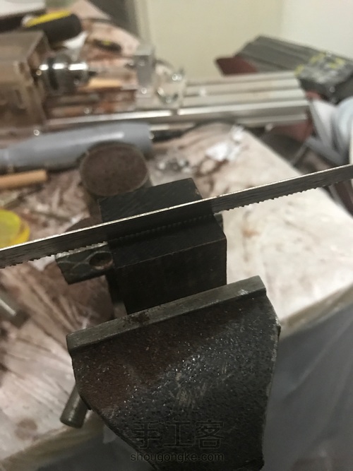 弧面拼色戒指 第3步