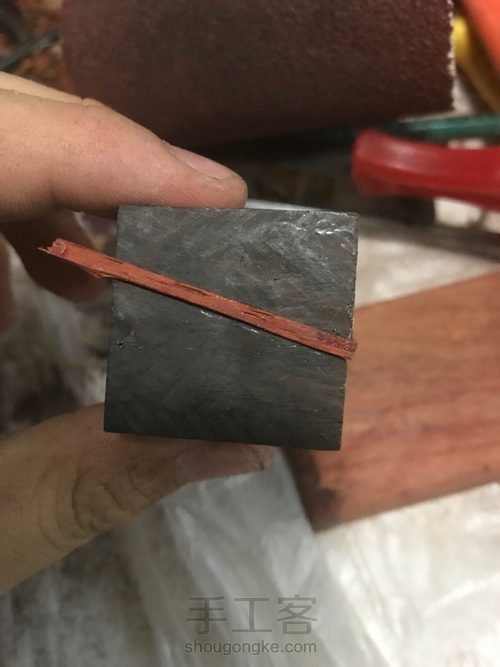 弧面拼色戒指 第8步