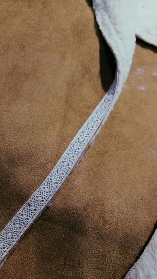 【nyx手作】童装 卡其色皮毛一体外套 画版+制作 超详细 第21步