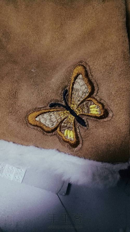 【nyx手作】童装 卡其色皮毛一体外套 画版+制作 超详细 第27步