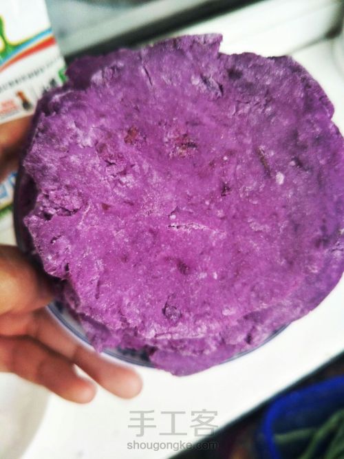 奶香紫薯饼 第11步