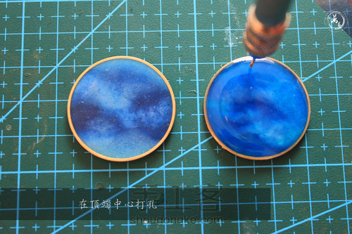 【耳畔星辰】滴胶耳钉教程 第12步