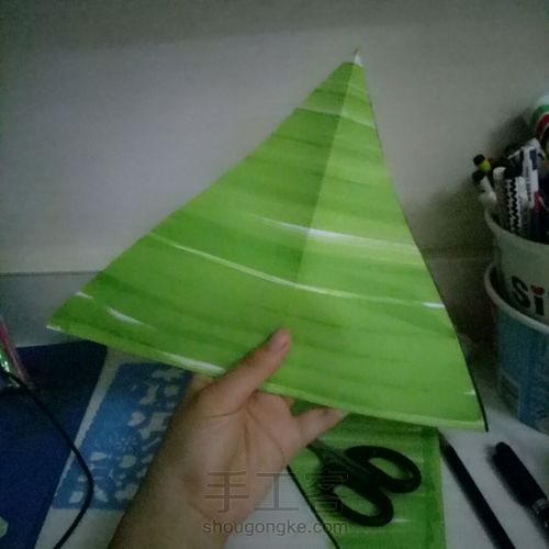 最简单的叶子折法 第4步