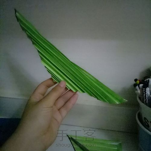 最简单的叶子折法 第5步