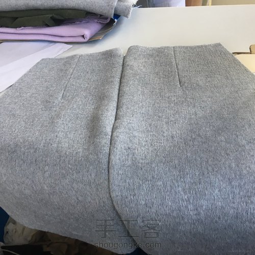 简单的双面呢短裙教程 第4步