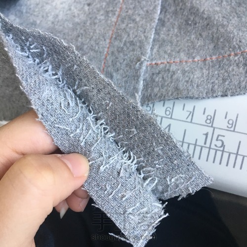 简单的双面呢短裙教程 第7步