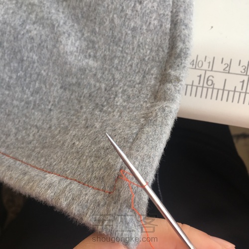 简单的双面呢短裙教程 第14步
