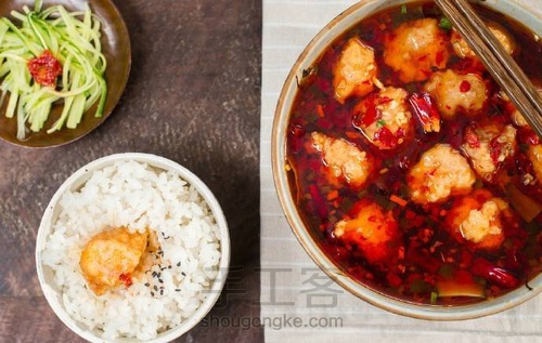 下饭菜——麻辣鲜虾丸 第7步