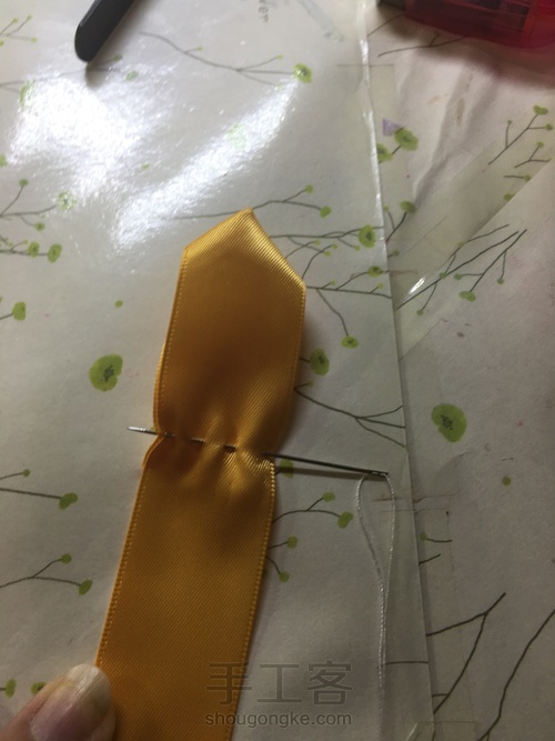 温柔撞色发圈 第13步