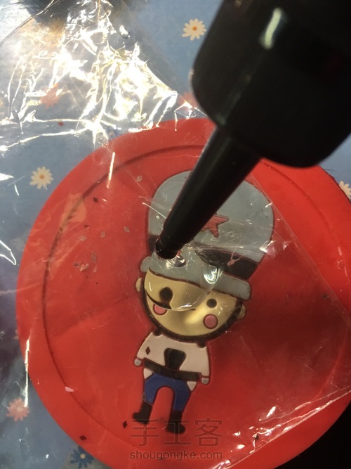 蓝雪花吊坠 第17步