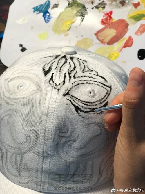 秋天将近，搞顶帅气的帽子去浪 第2步