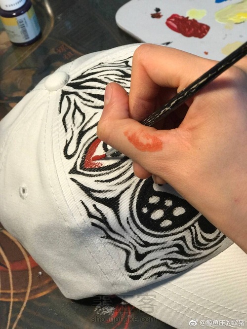 秋天将近，搞顶帅气的帽子去浪 第3步