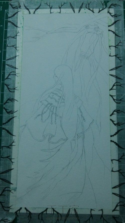 「古风•嫁衣」 第1步