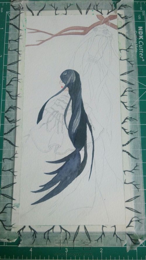 「古风•嫁衣」 第2步