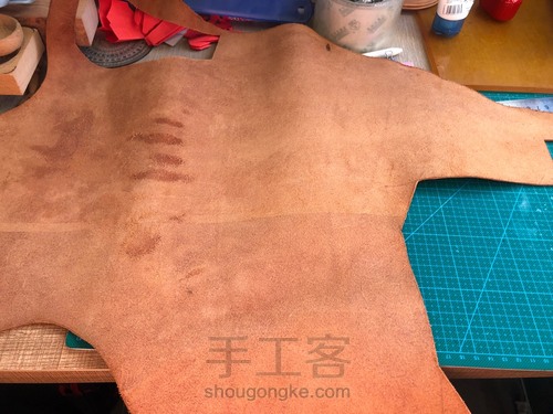 牛皮书套 第1步