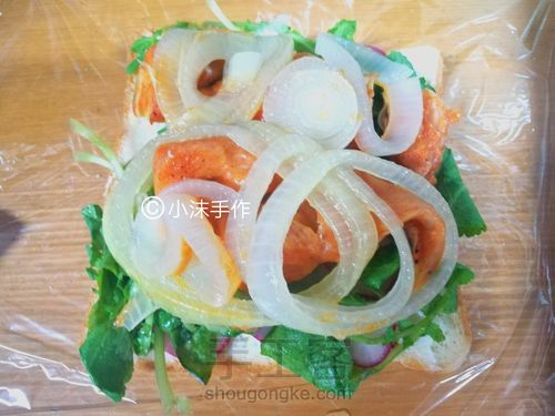 【沫】川香鸡柳三明治 第5步