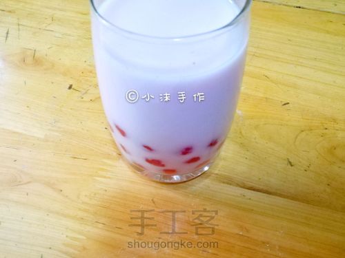 【沫】粉红珍珠牛奶 第12步