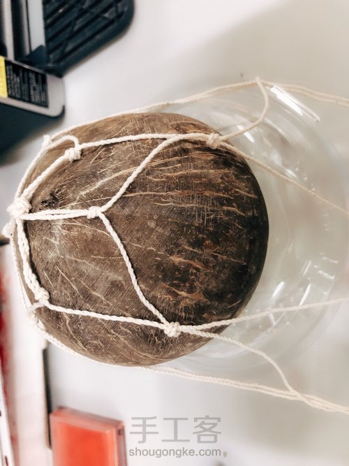 🎐文艺满满的椰子吊盆🥥 第12步