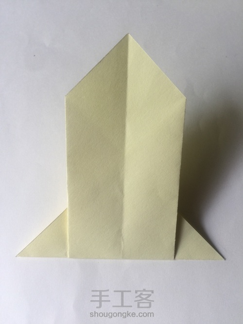 （书签系列）哈巴狗书签折法 第5步