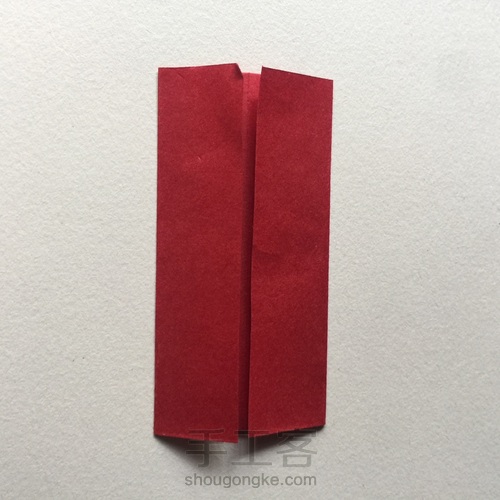 (立方体系列）一款纸立方体折法 第3步