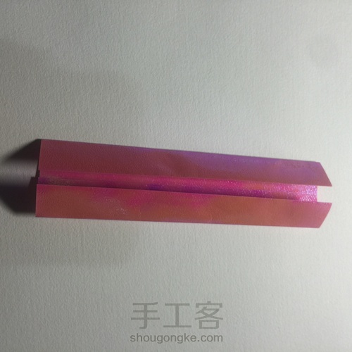 一款纸裙的折法 第4步