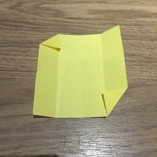 (立方体系列）一款立方体折法 第5步