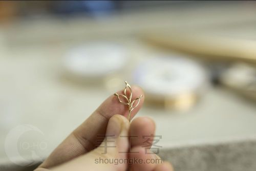珍珠桂叶戒指－简单的绕线戒指 第5步