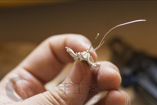 绕线立体绿松小花 第16步