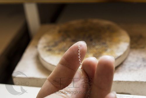 绕线立体绿松小花 第8步