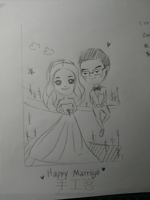 情侶粘土過程9 第1步