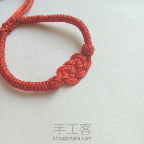 编绳入门 基础结 发簪结 第7步