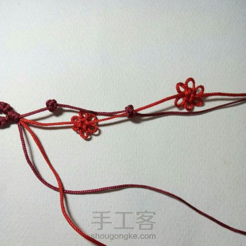 [年华]红绳编织手链首饰 古风文艺复古DIY 第10步