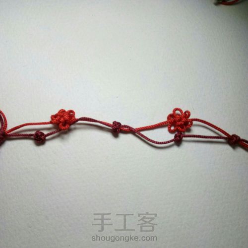[年华]红绳编织手链首饰 古风文艺复古DIY 第11步