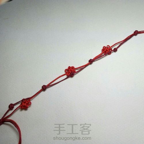 [年华]红绳编织手链首饰 古风文艺复古DIY 第12步