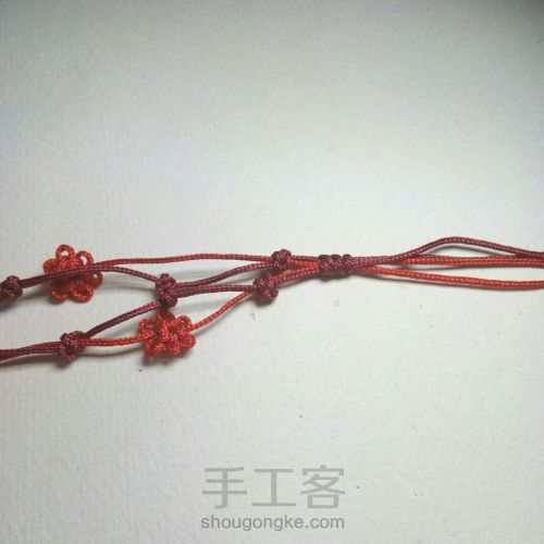 [年华]红绳编织手链首饰 古风文艺复古DIY 第13步