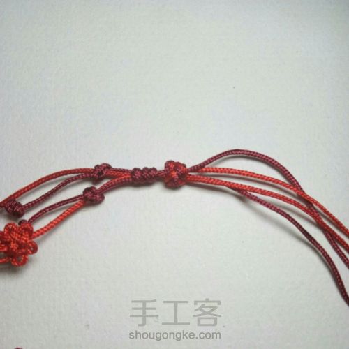 [年华]红绳编织手链首饰 古风文艺复古DIY 第15步
