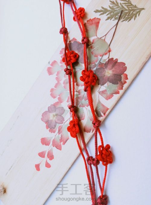 [年华]红绳编织手链首饰 古风文艺复古DIY 第17步